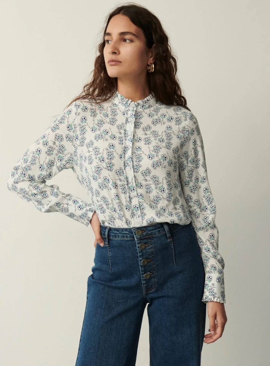 Finery Women's Megan Blouse - Stylish Casual Top for Everyday Wear