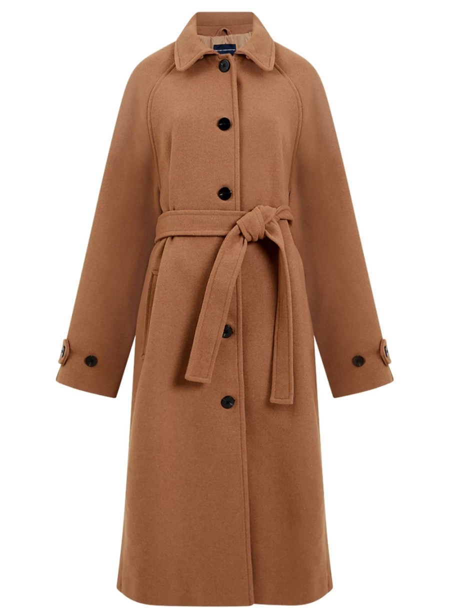 French Connection Women's Fawn Felt Coat - XS Size Stylish Outerwear