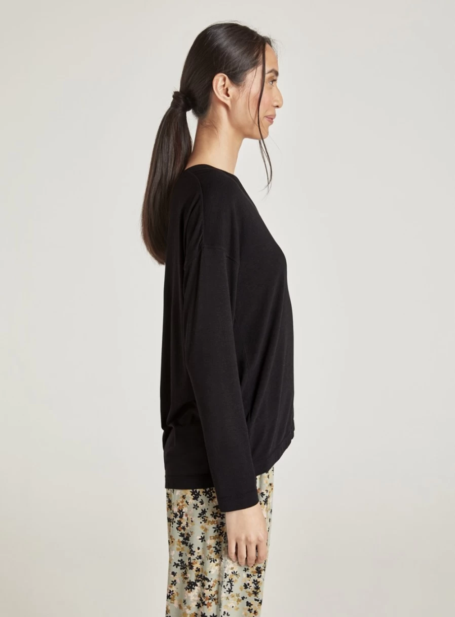 Thought Women's Eliza Seacell Eco-Friendly Long Sleeve Top - Sustainable Casual Wear