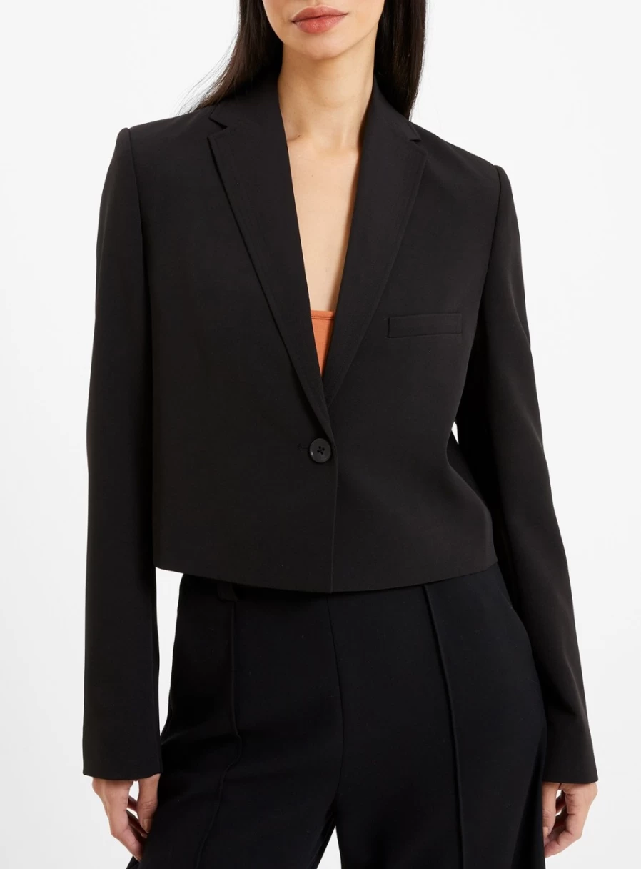 French Connection Women's Echo Crepe Blazer - Stylish Tailored Jacket for Women