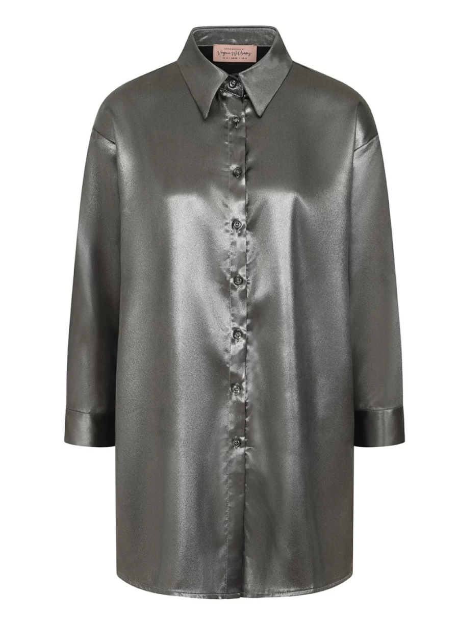 Vogue Williams Women's Metallic Shirt Style 12 | Fashionable Glam Top