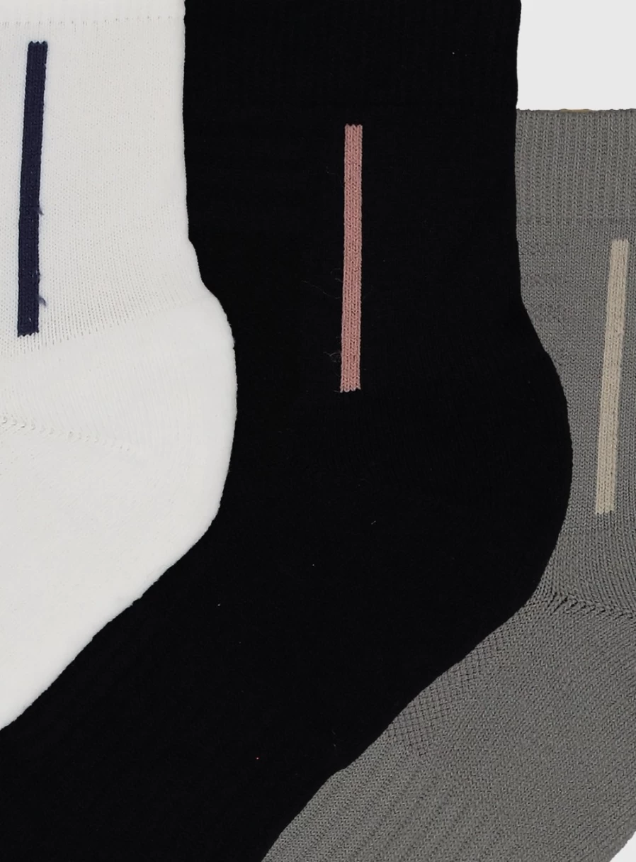 Tu Women's Active Cropped Ankle Socks with Arch Support - 3 Pack (Sizes 4-8)