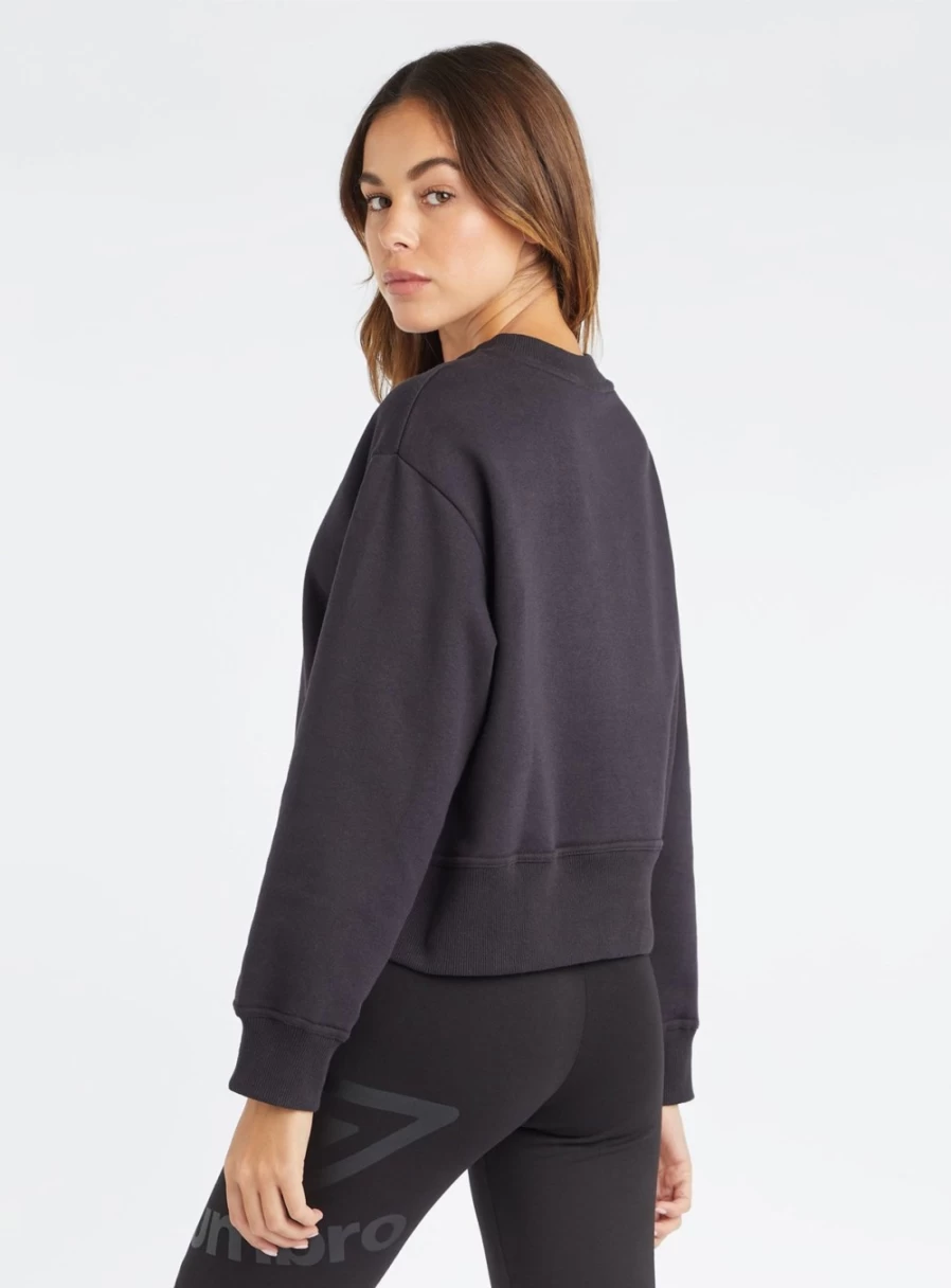 Umbro Women's Boxy Fit Sweatshirt - Comfortable Casual Pullover for Women