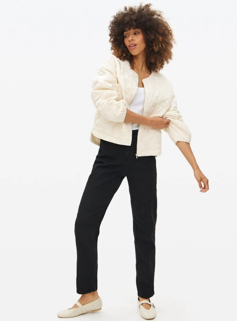 Tu Women's Black Straight Leg Jeans - Size 16L Classic Fit Stretch Denim Pants