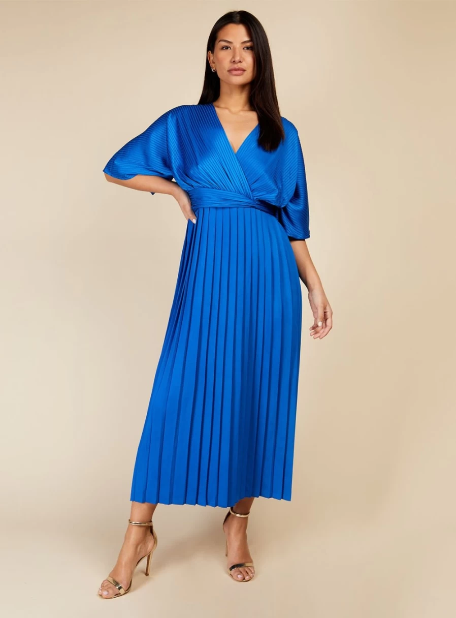 Little Mistress Women's Cobalt Blue Twist Detail Midaxi Dress Size 8
