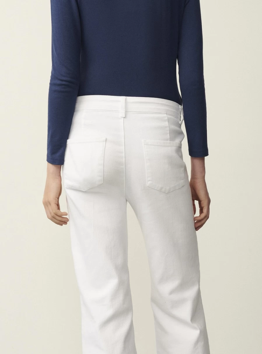 Finery Women's Gio High-Rise Wide Leg Jeans - Size 32 Denim Pants for Women
