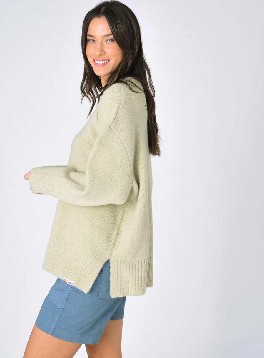 Burgs Women's Lanescot Knit Jumper - Soft Wool Sweater Size 14