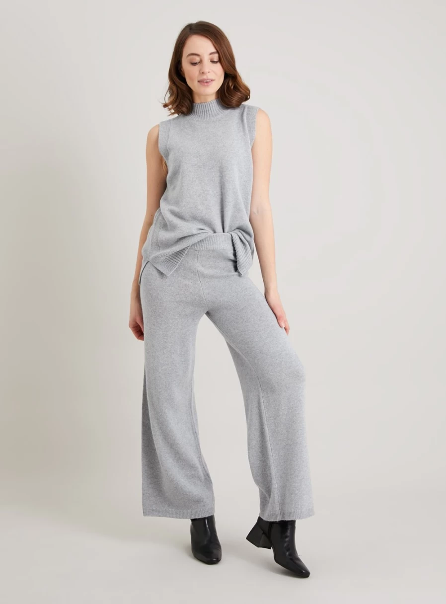 "Tu Women's Grey Coordinated Joggers with Wool & Cashmere - Size 16"
