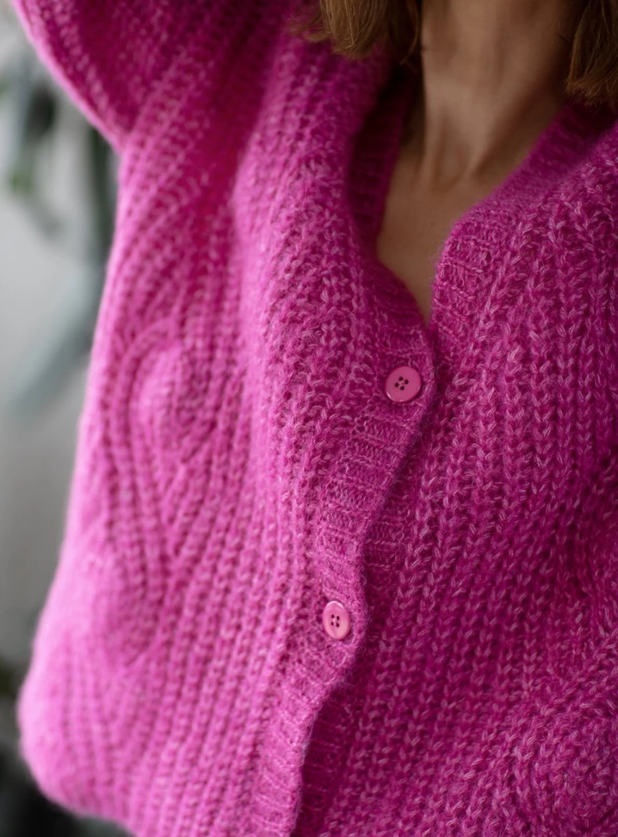 Thought Women's Elliana Mercerised Wool Cardigan - Soft Knit Comfort Wrap