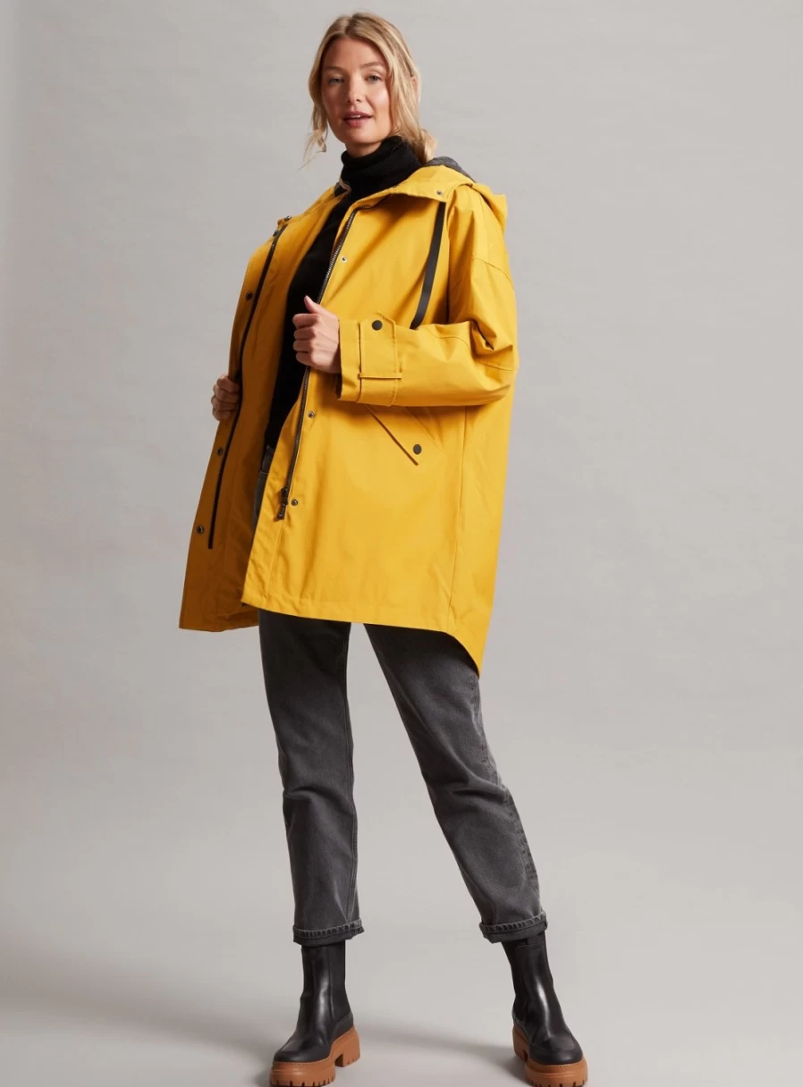 Four Seasons Women's Lightweight Anorak Jacket with Hood for All Seasons - L