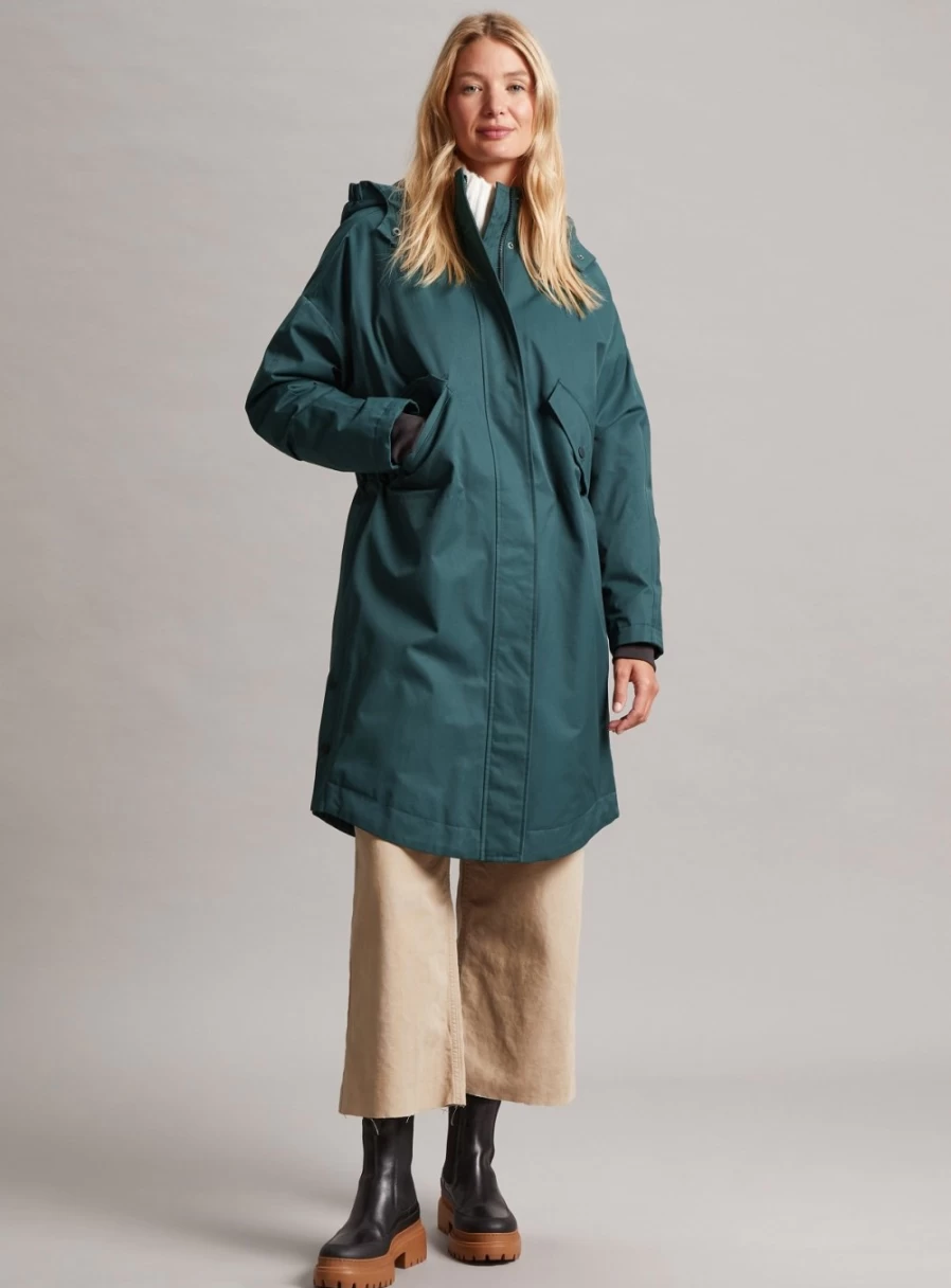 Four Seasons Women's Parka Coat - Lightweight All-Weather Outerwear for Year-Round Style