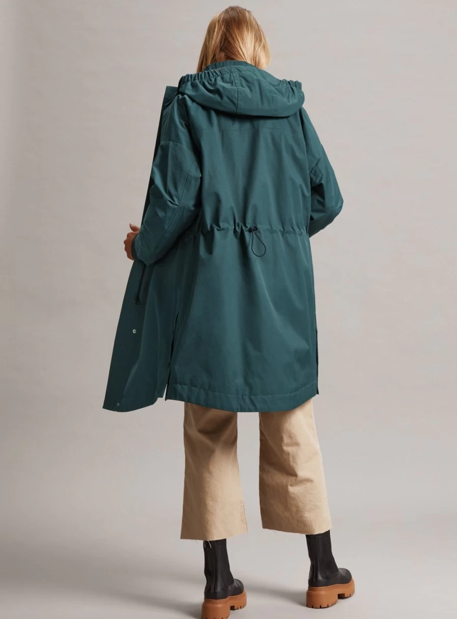 Four Seasons Women's Parka Coat - Lightweight All-Weather Outerwear for Year-Round Style
