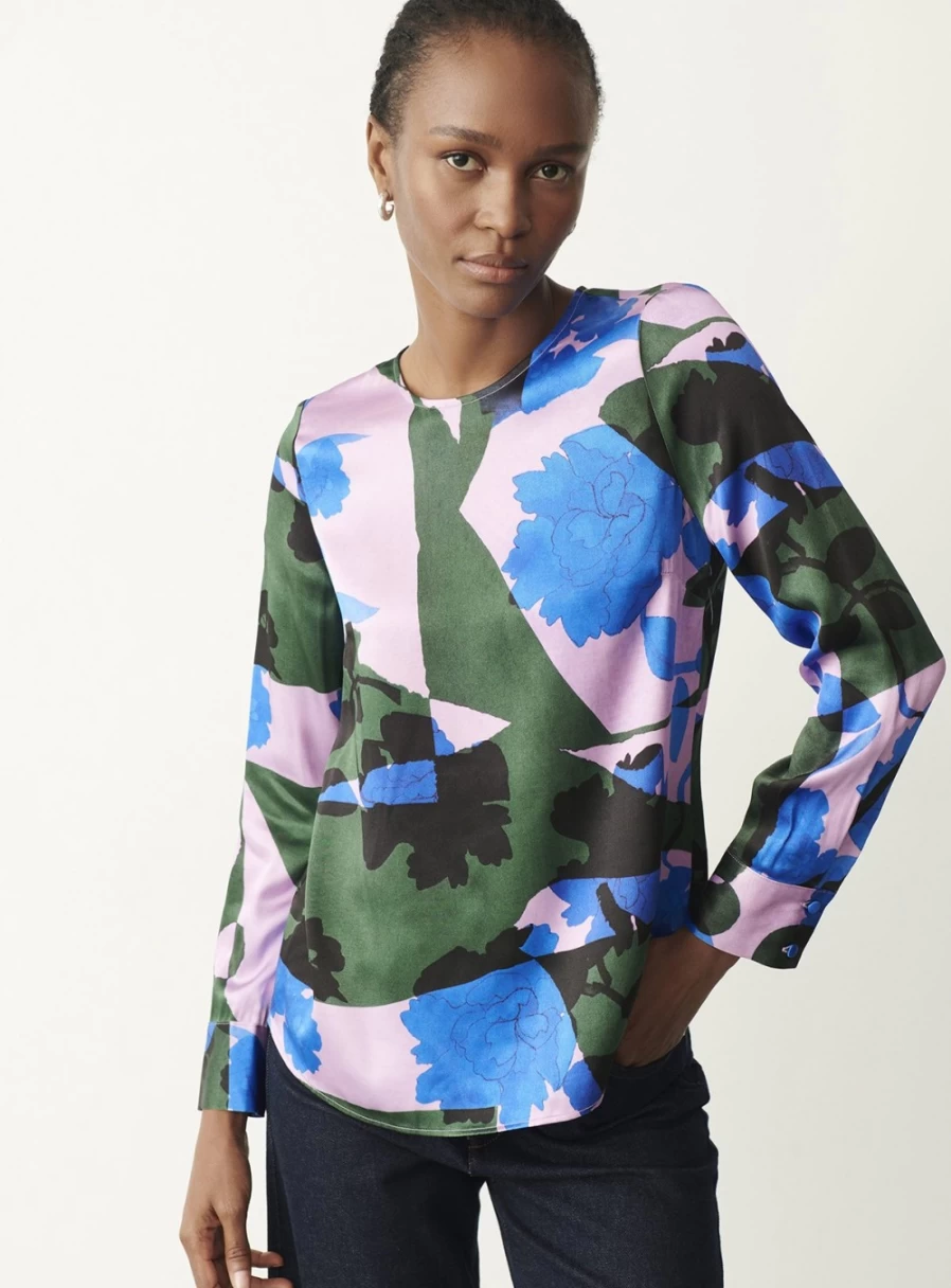 Finery Women's Maddison Blouse - Stylish Floral Print Top Size 16