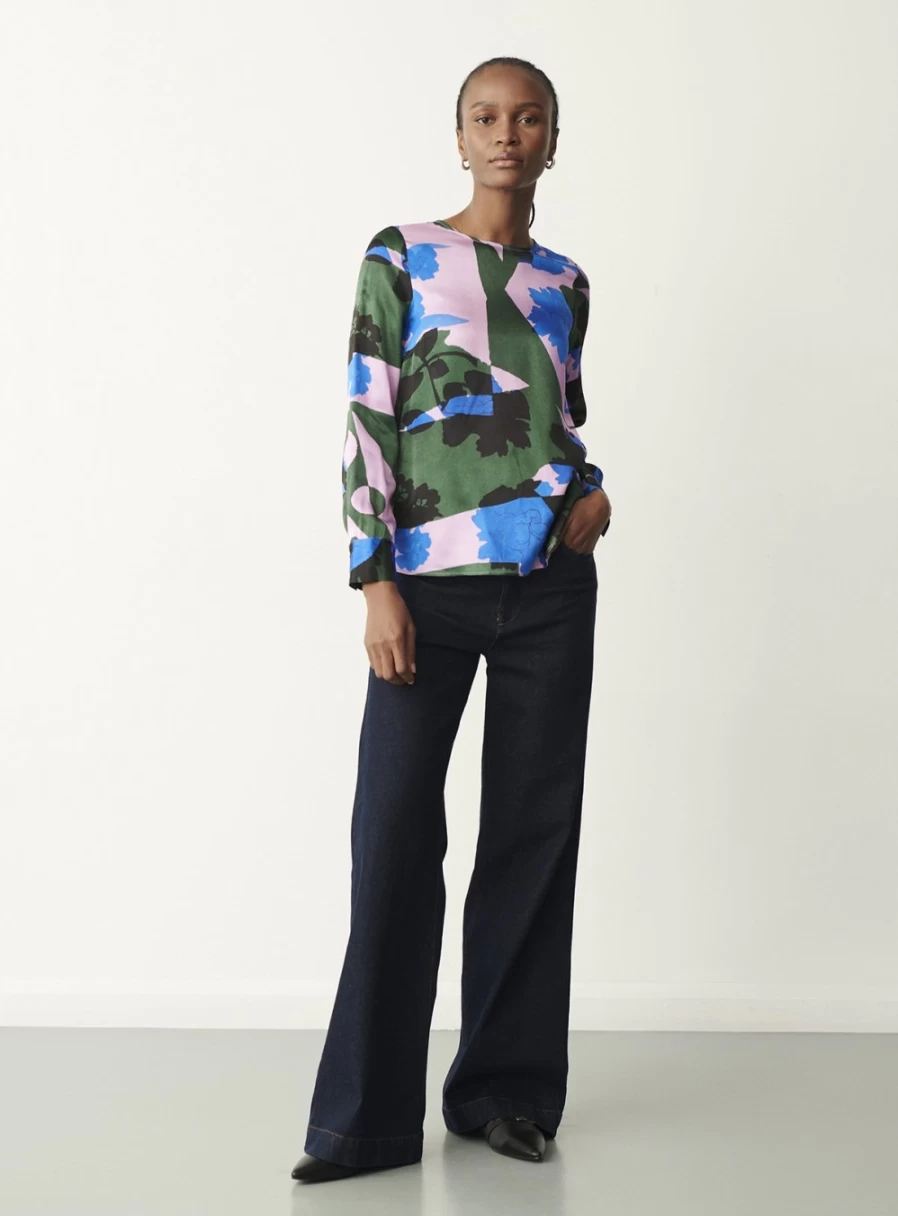 Finery Women's Maddison Blouse - Stylish Floral Print Top Size 16