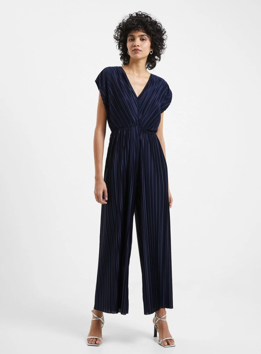 French Connection Women's Regi Pleated Jumpsuit - Stylish One-Piece Outfit for Women