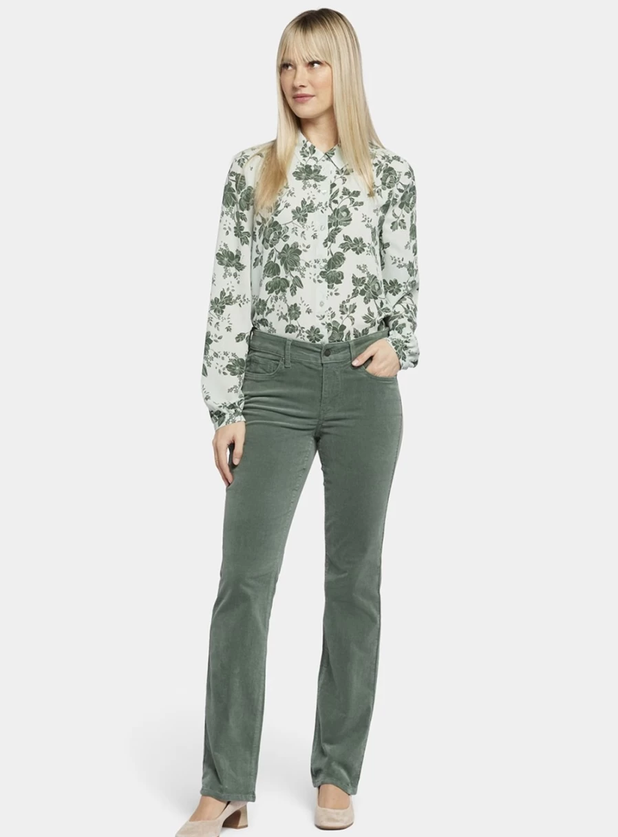 NYDJ Women's Marilyn Cord Straight Leg Jeans Size 16