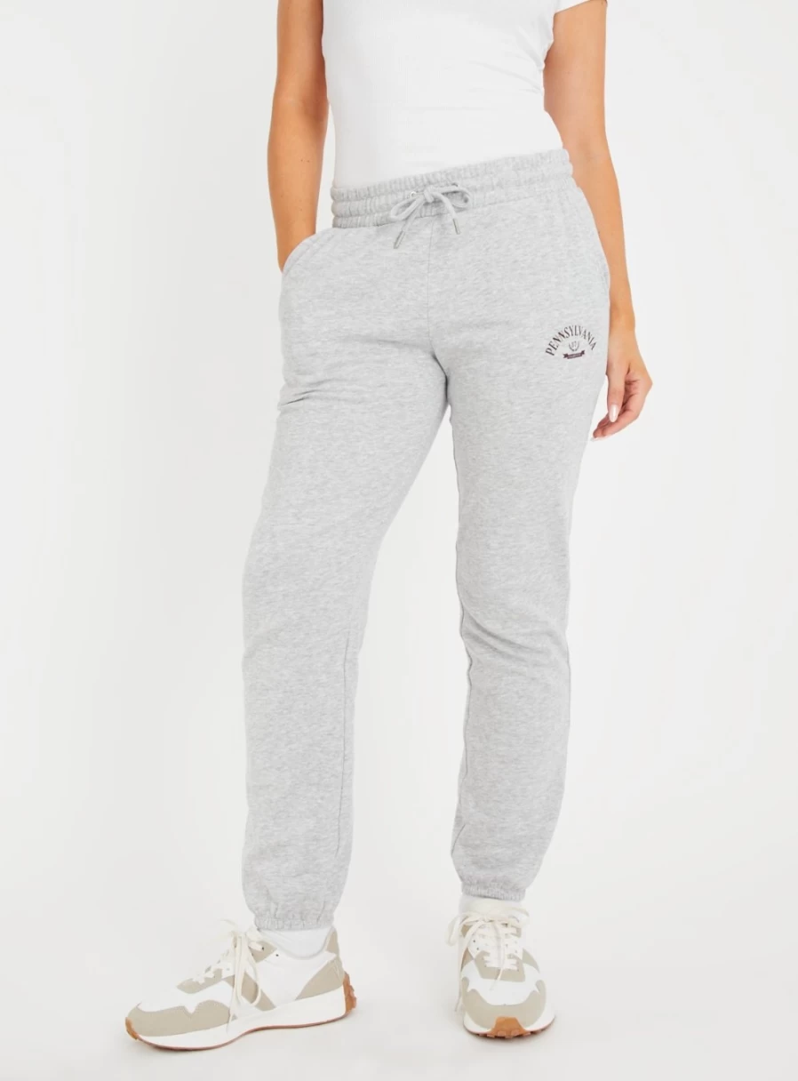 Tu Women's Grey Coordinated Joggers - Comfortable Casual Lounge Pants Size 14