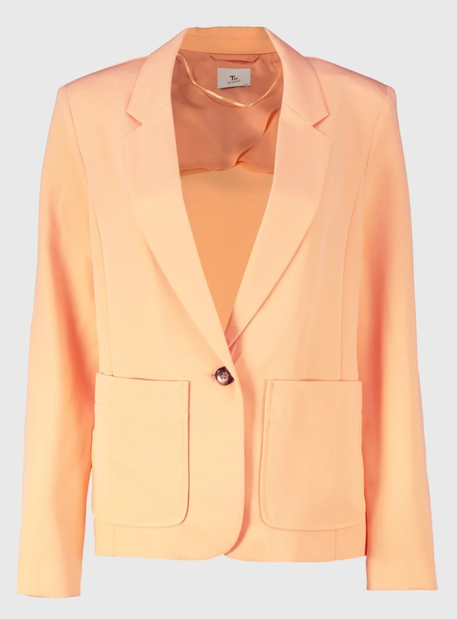 Women's Orange Patch Pocket Blazer by Tu - Stylish Coordinated Jacket for Fashionable Outfits