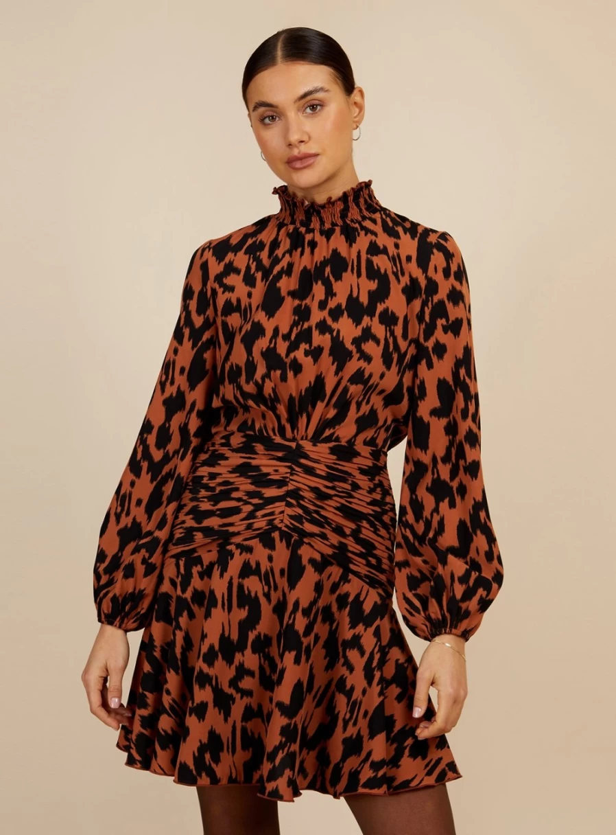 Vogue Williams Women's Leopard Print Mini Dress Size 18