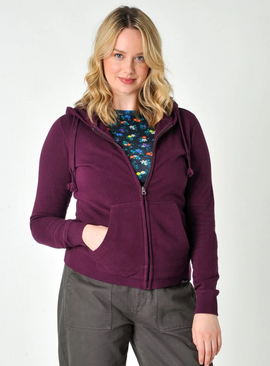 Burgs Women's Helland Zip-Through Hoodie - Comfortable & Stylish Fleece Jacket