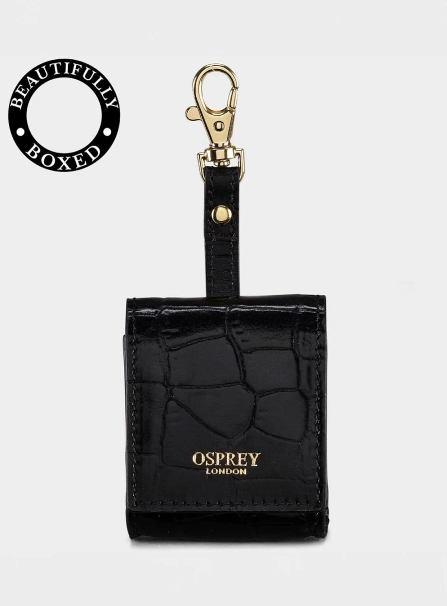 Osprey London The Flash Leather AirPods Case for Women - Premium Protective Cover for Apple Earpods