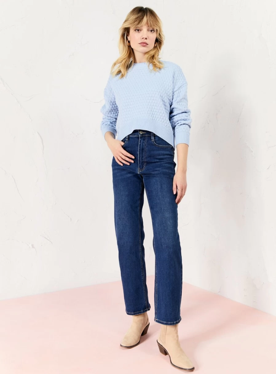 Everbelle Women's Midwash Slim Fit Jeans - Size 10 | Classic Denim Pants for Everyday Wear