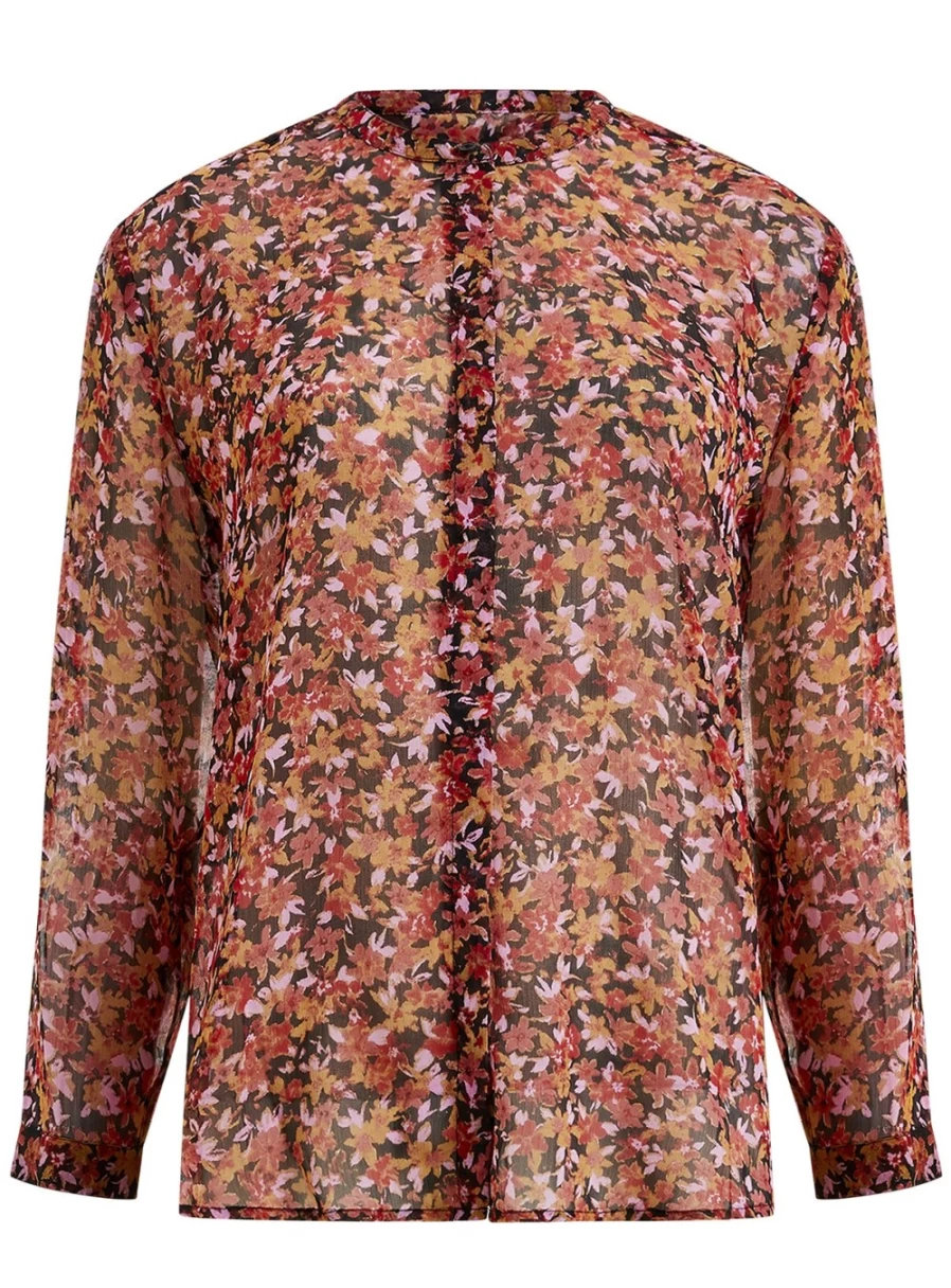 French Connection Women's Clara Flavia Grandad Shirt in XL Size - Stylish Casual Button-Up Top