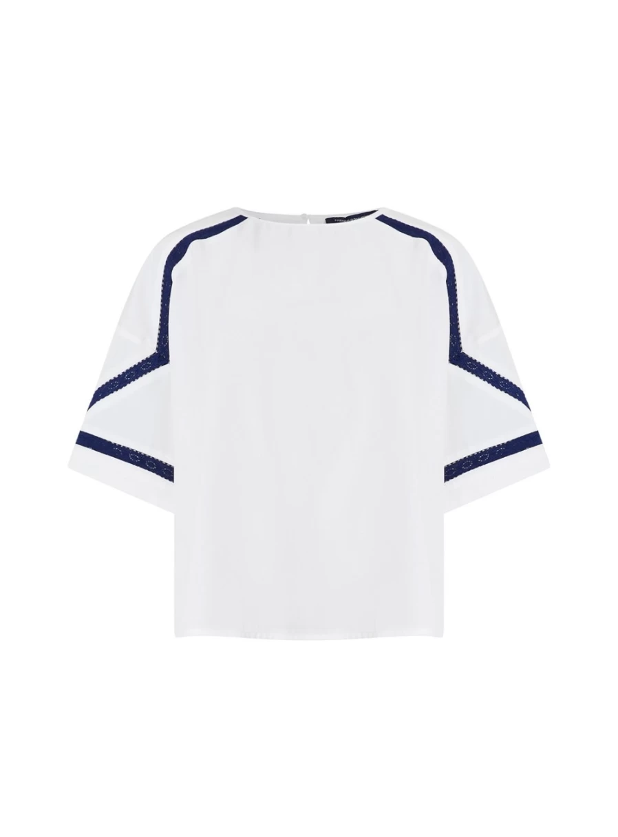 French Connection Women's Lightweight Crepe Top L - Elegant Blouse for Casual Wear