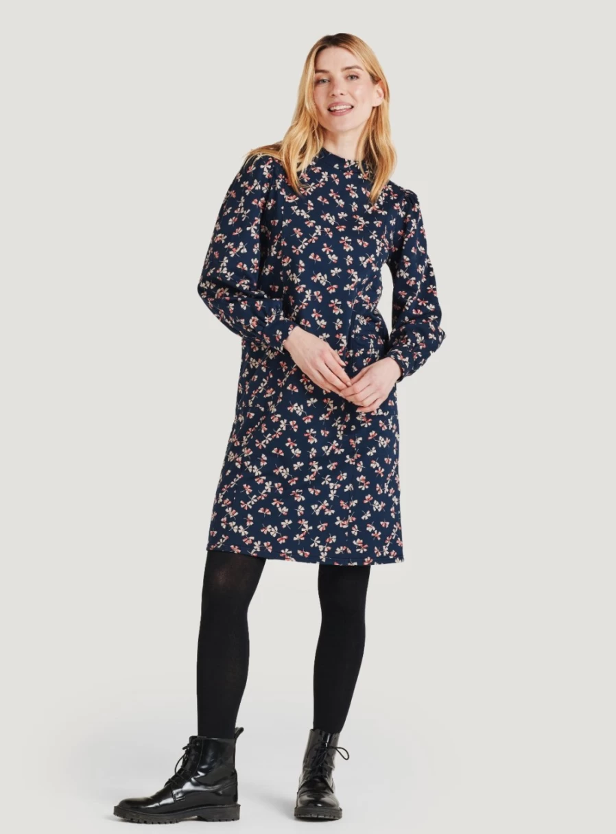 Thought Women's Aveline Floral Print Organic Cotton Tunic Dress - Size 16