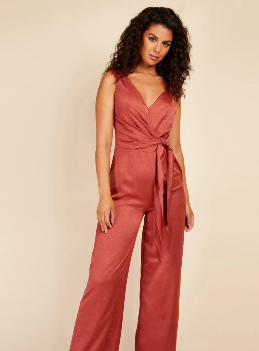Little Mistress Women's Pink Jumpsuit - Size 10 | Stylish Romper for Women