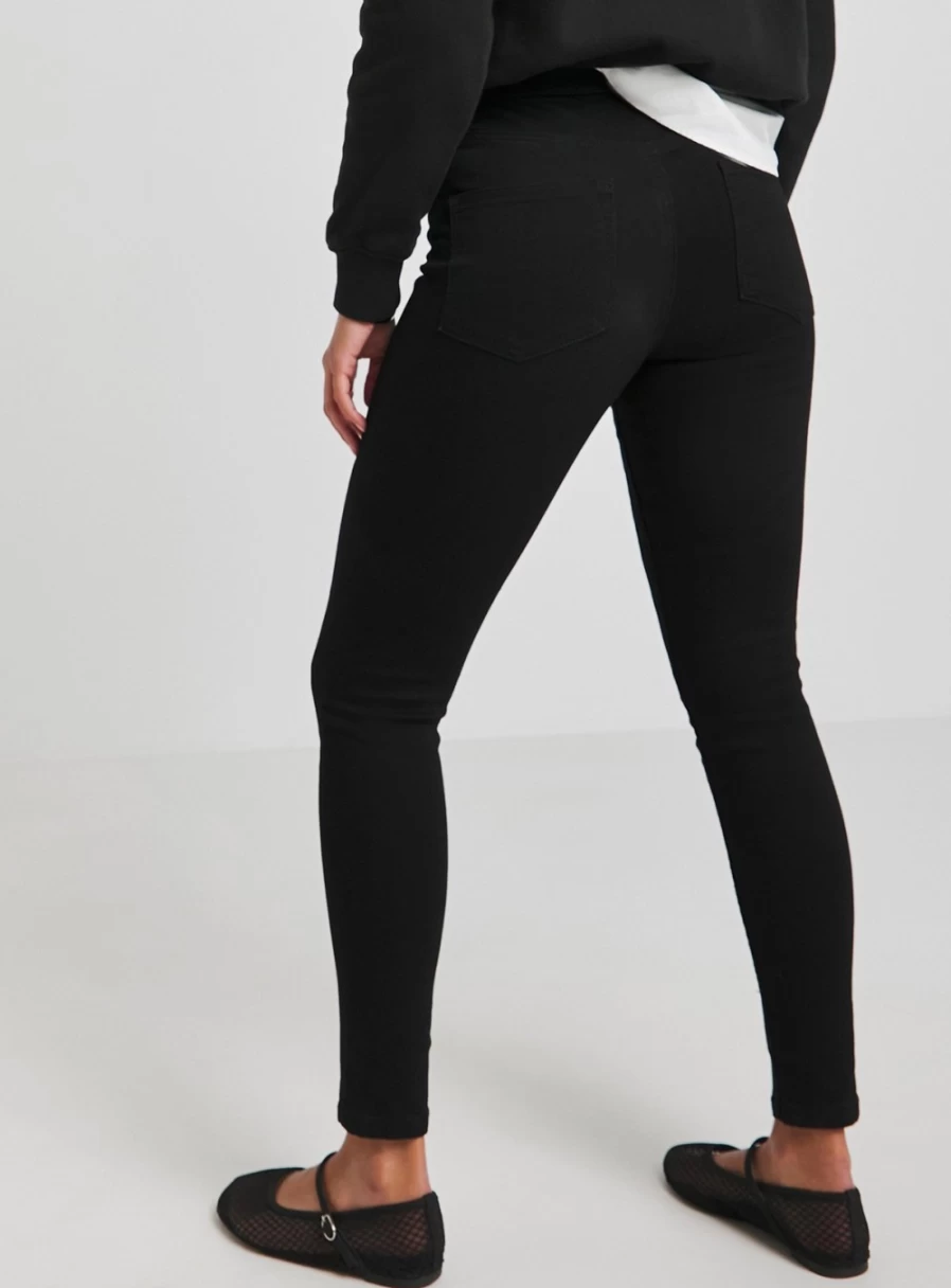 Simply Be Women's 24/7 Black Skinny Jeans - Size 20 Stretch Denim Trousers