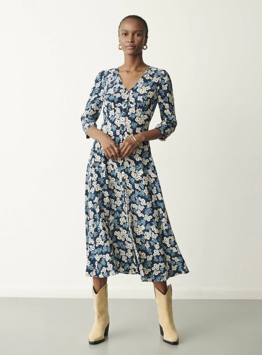 Finery Women's Cindy Dress - Size 8 Elegant Flowy Style