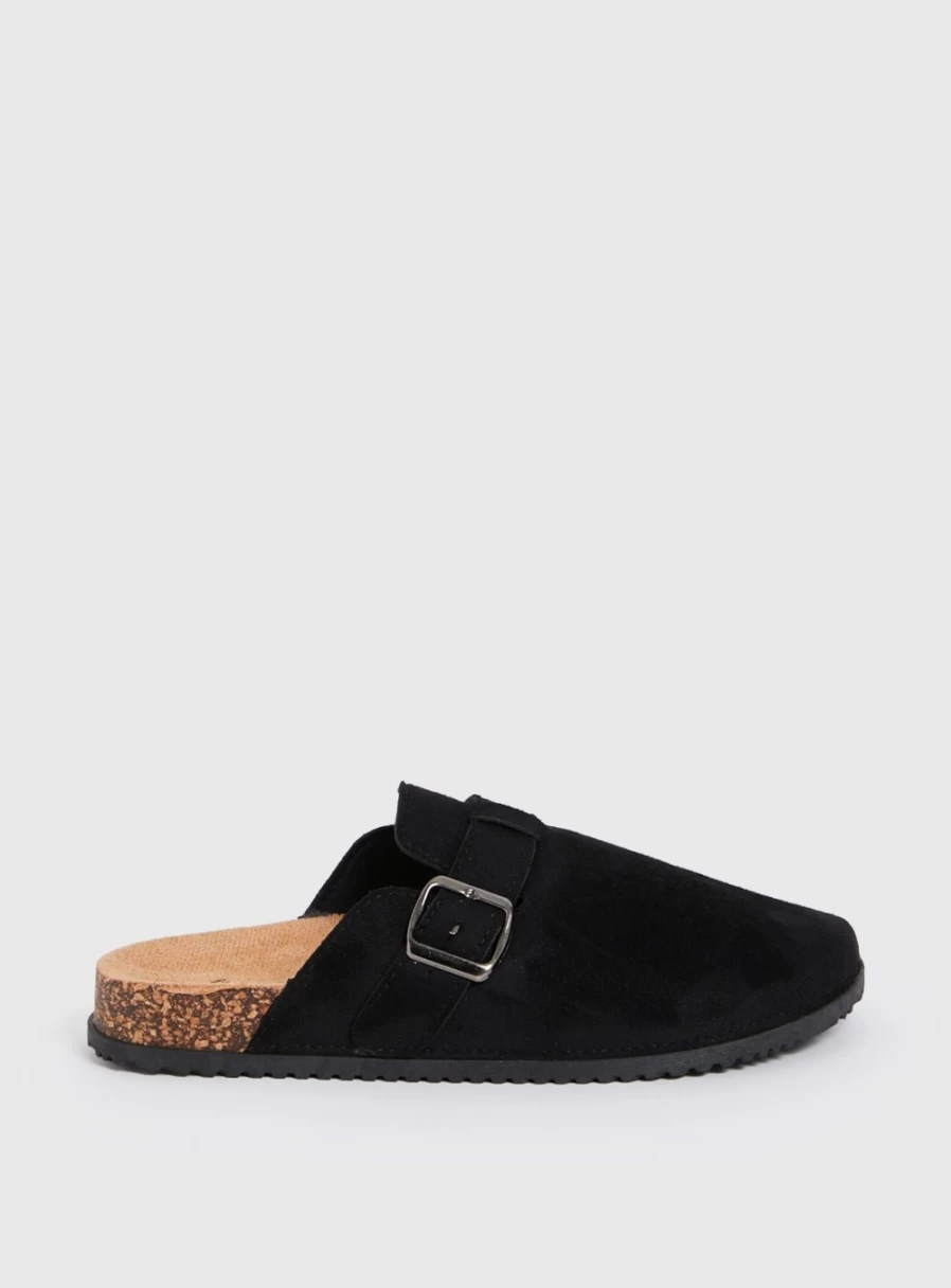 "Tu Women's Black Closed Toe Clogs - Size 7 Comfortable Slip-Resistant Shoes"
