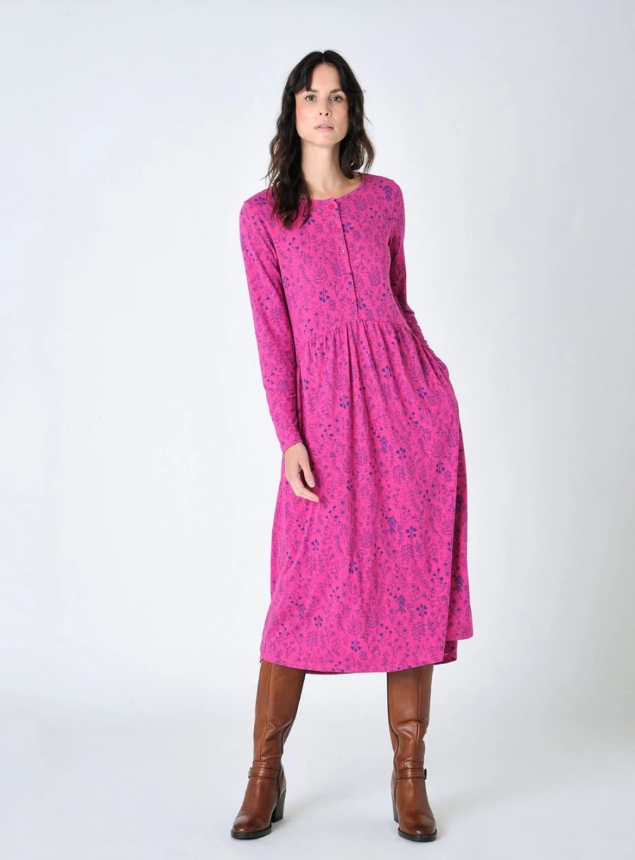 Burgs Hannafore Women's Jersey Midi Dress - Size 18